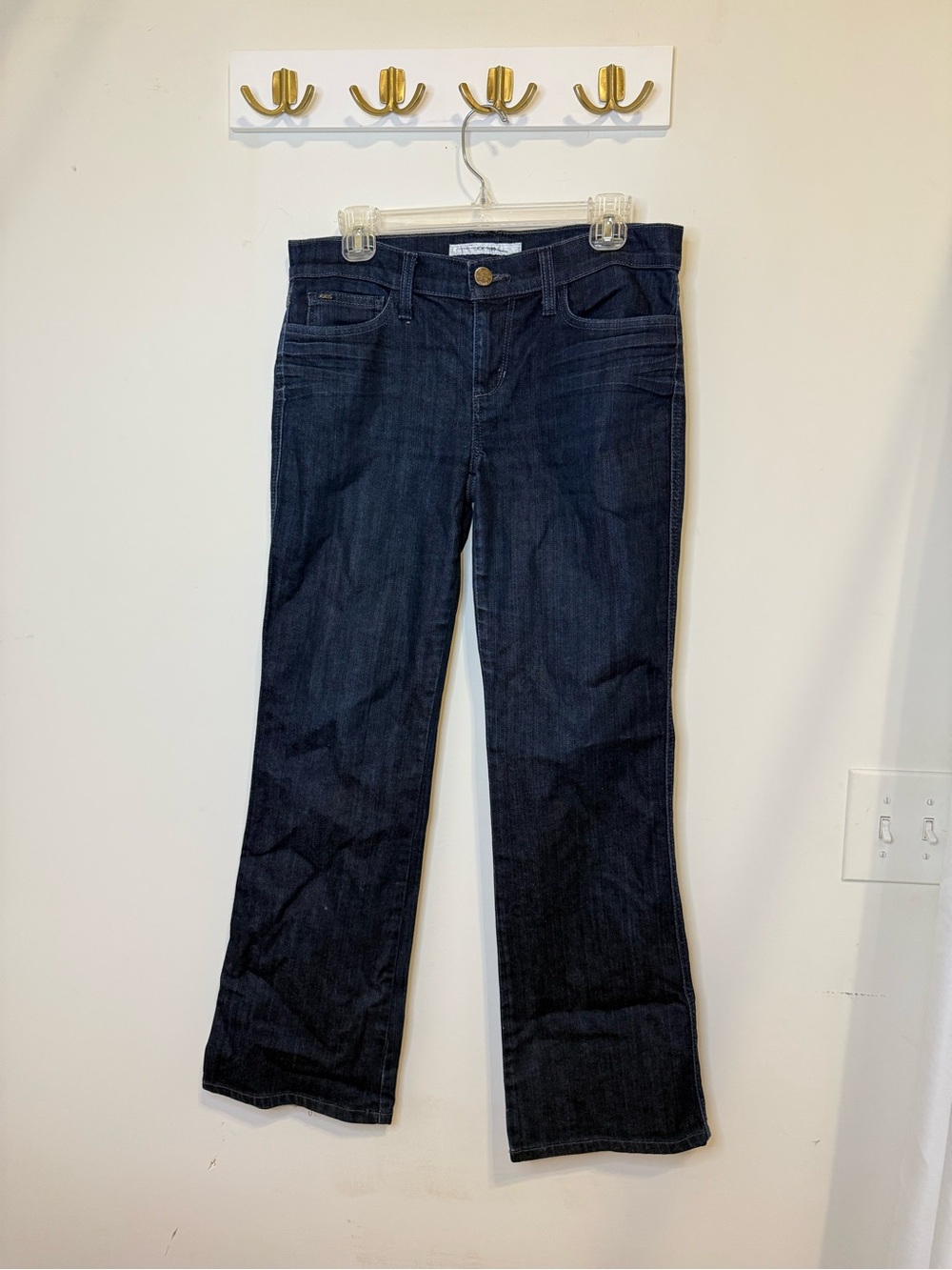 Joe's Jeans Dark Blue Wide Leg Jeans